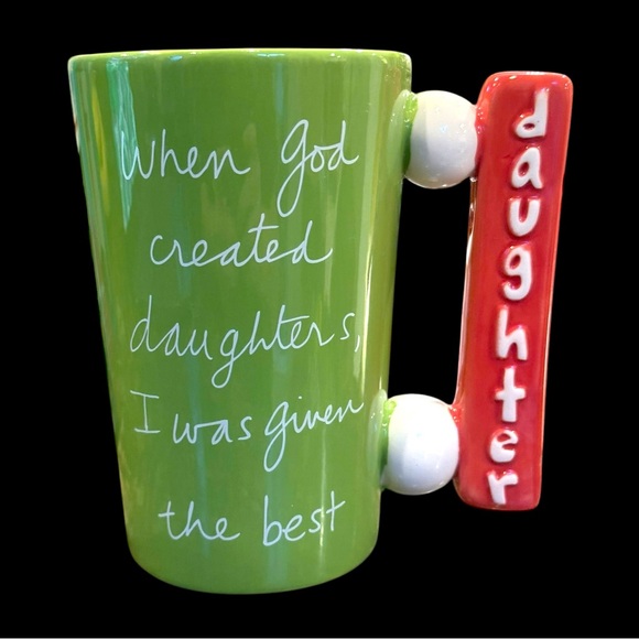 Sandra Magsamen ‘When God created daughters, I was given the best’ Coffee Mug - Picture 1 of 10